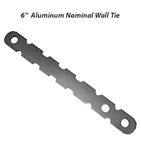 6" NOMINAL WALL TIE - 100 TIES TO A BOX. USE WITH PINS AND WEDGES TO CONNECT THE FORMS.