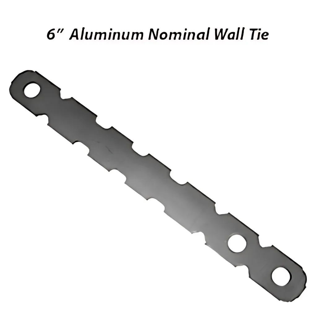 6" NOMINAL WALL TIE - 100 TIES TO A BOX. USE WITH PINS AND WEDGES TO CONNECT THE FORMS.