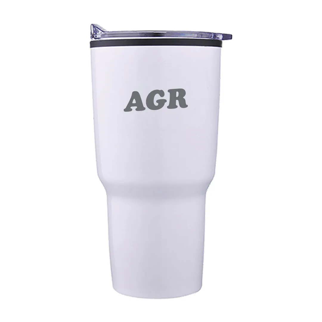 AGR Beach Day White Tumbler
