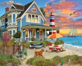 Beach Sunset (1731pz) - 1000 Piece Jigsaw Puzzle