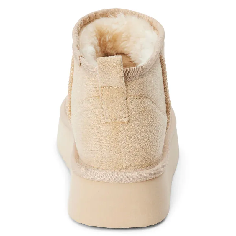 Breckenridge Faux Ankle Boot- Natural