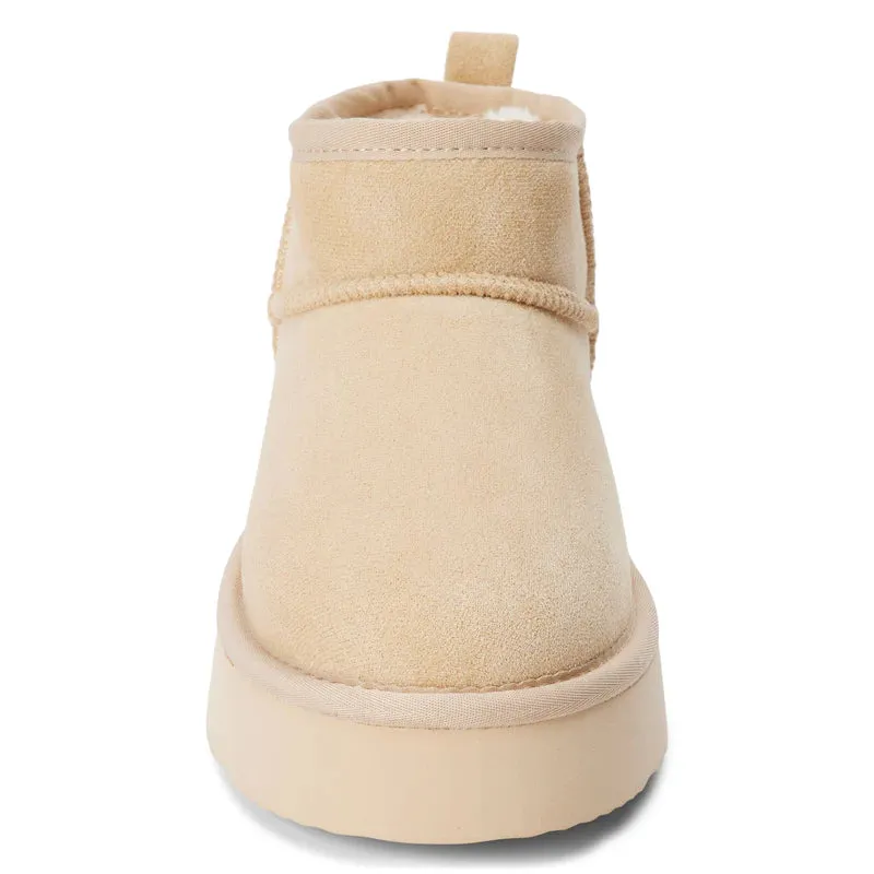 Breckenridge Faux Ankle Boot- Natural