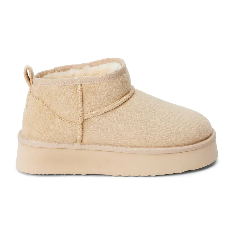 Breckenridge Faux Ankle Boot- Natural
