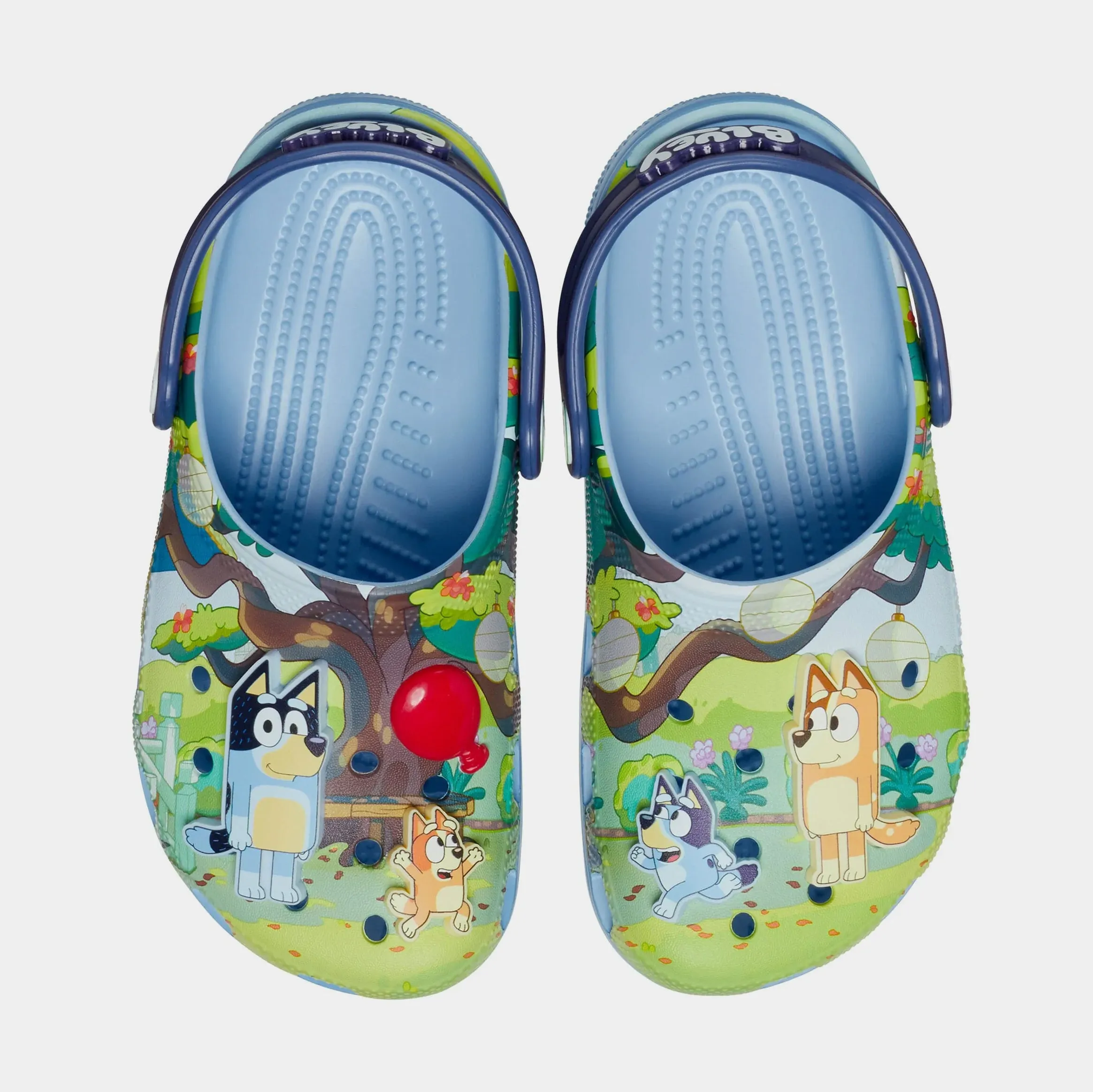 Classic Clog Bluey Infant Toddler Sandals (Blue)