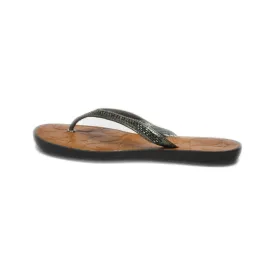 Coach Flip Flops Fabric Grey Colour For Women