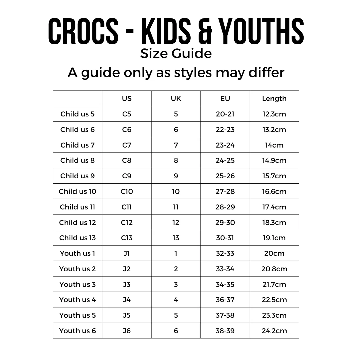 Crocs Kids - Classic Clog K Navy Youths
