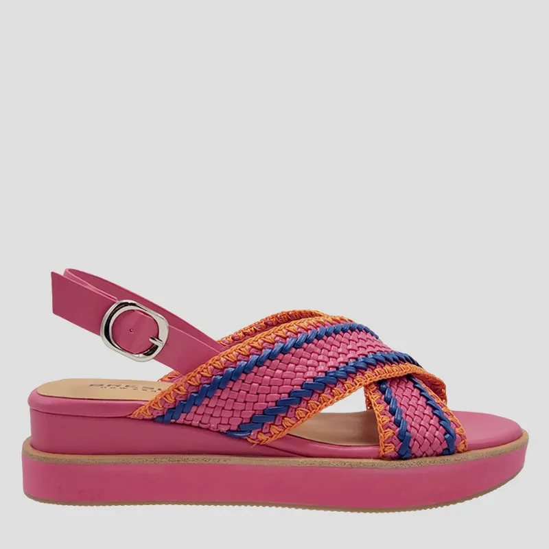 DRUM - FUSCHIA MULTI LEATHER