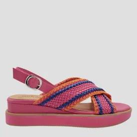 DRUM - FUSCHIA MULTI LEATHER