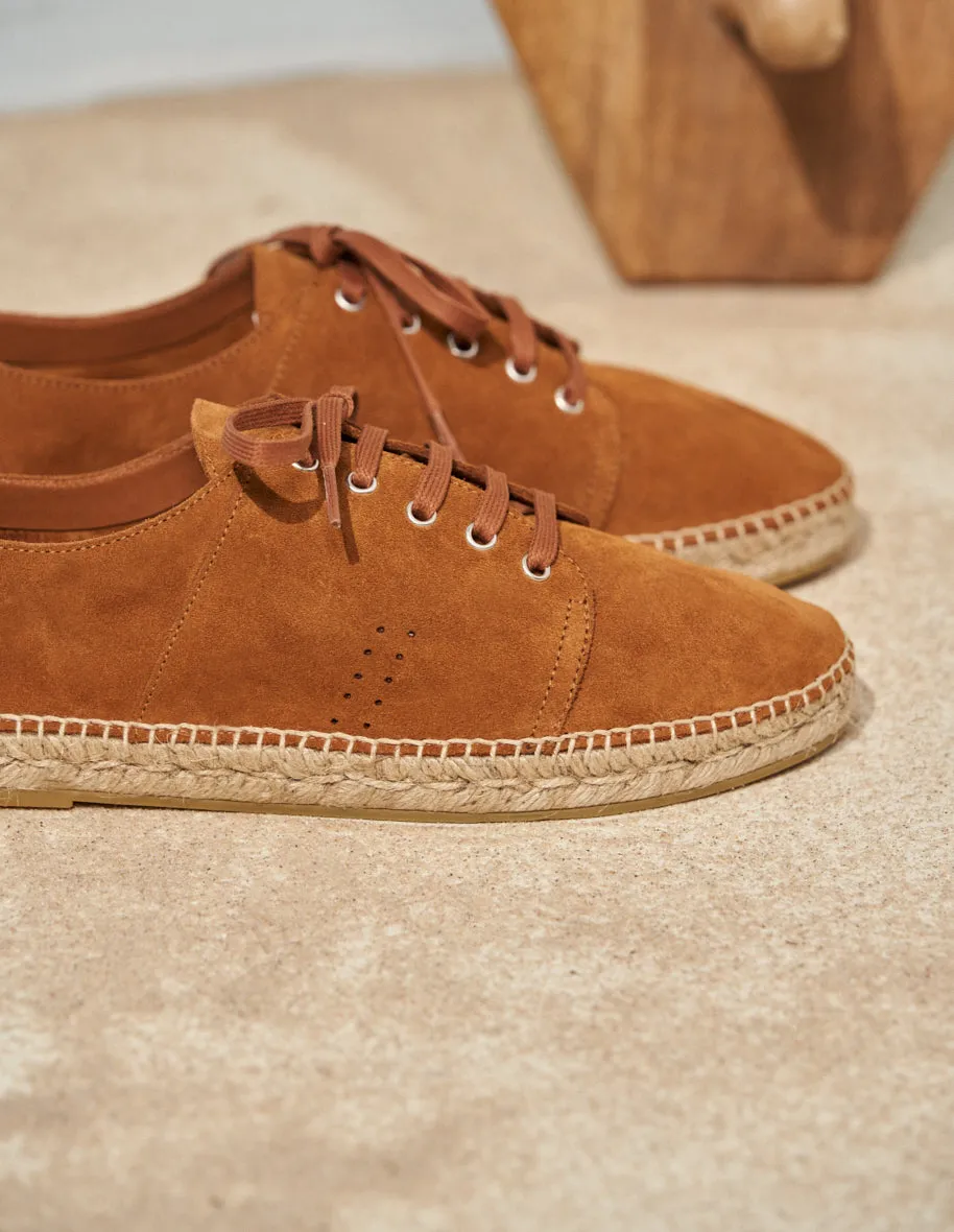 Espadrilles Raymond - Suède cognac