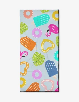 Geometry Pool Party Beach Towel