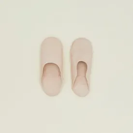 Handmade Leather Slippers - Nude