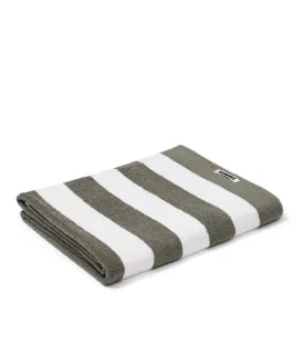 Hommey Beach Towel - Matcha Stripes