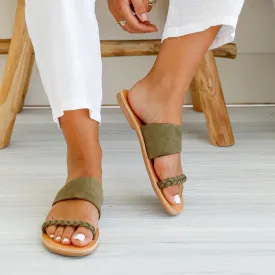 Iris Khaki Sandals 42