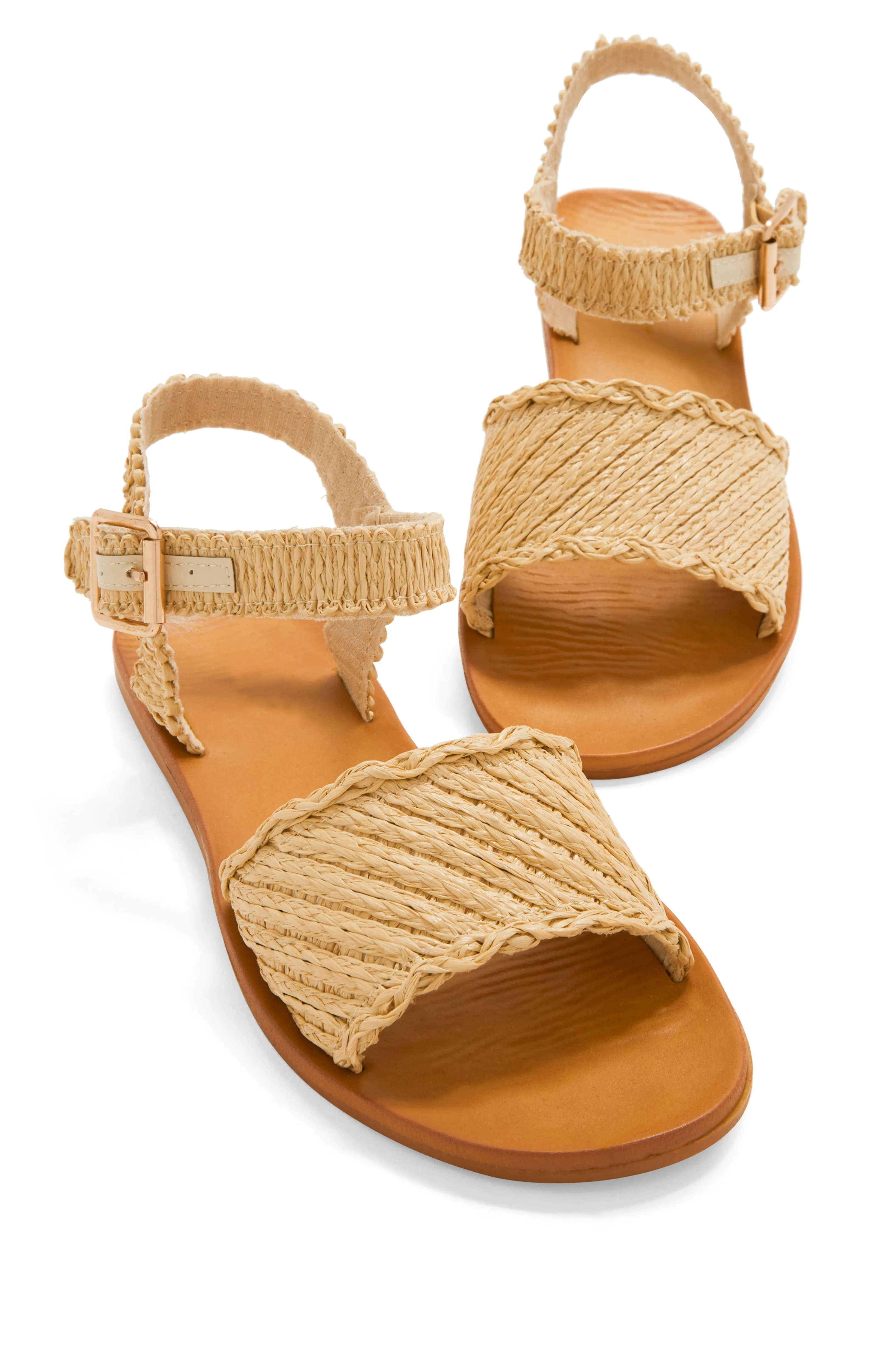 Island Sand Flat Sandals - Nude