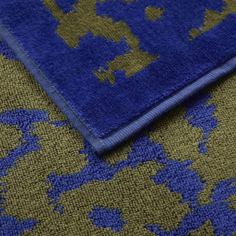 Jaguar Indigo Beach Towel by Yves Delorme