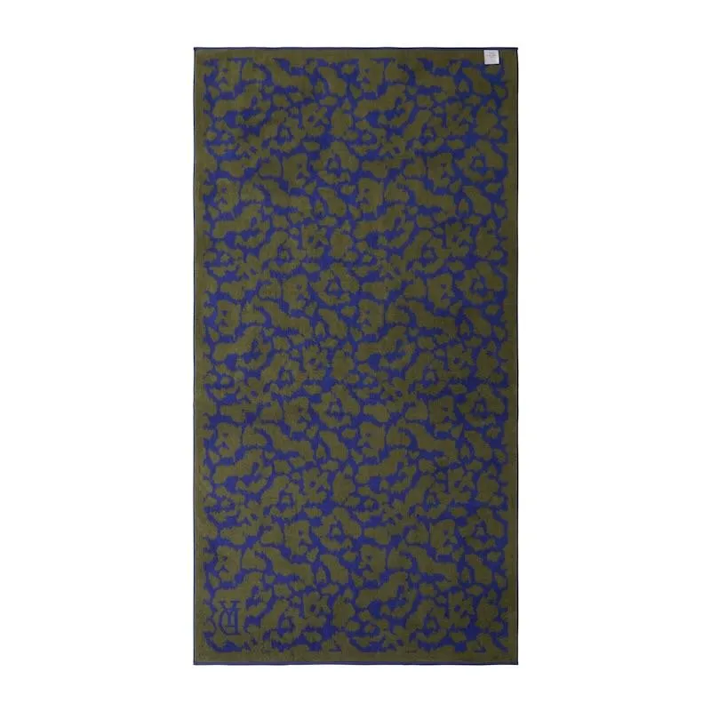 Jaguar Indigo Beach Towel by Yves Delorme