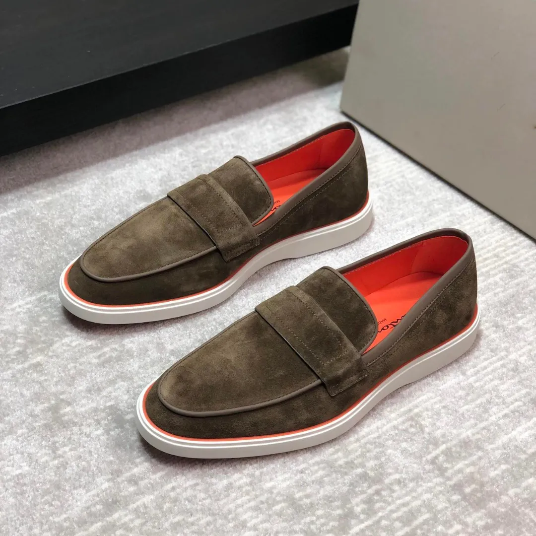 Lorenzo Men's Casual Suede Loafers