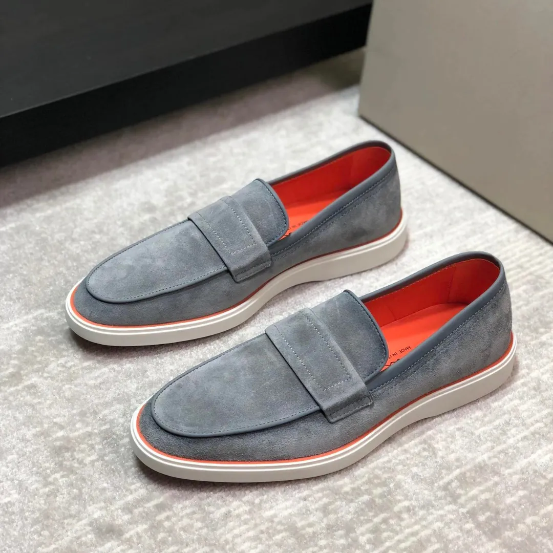 Lorenzo Men's Casual Suede Loafers