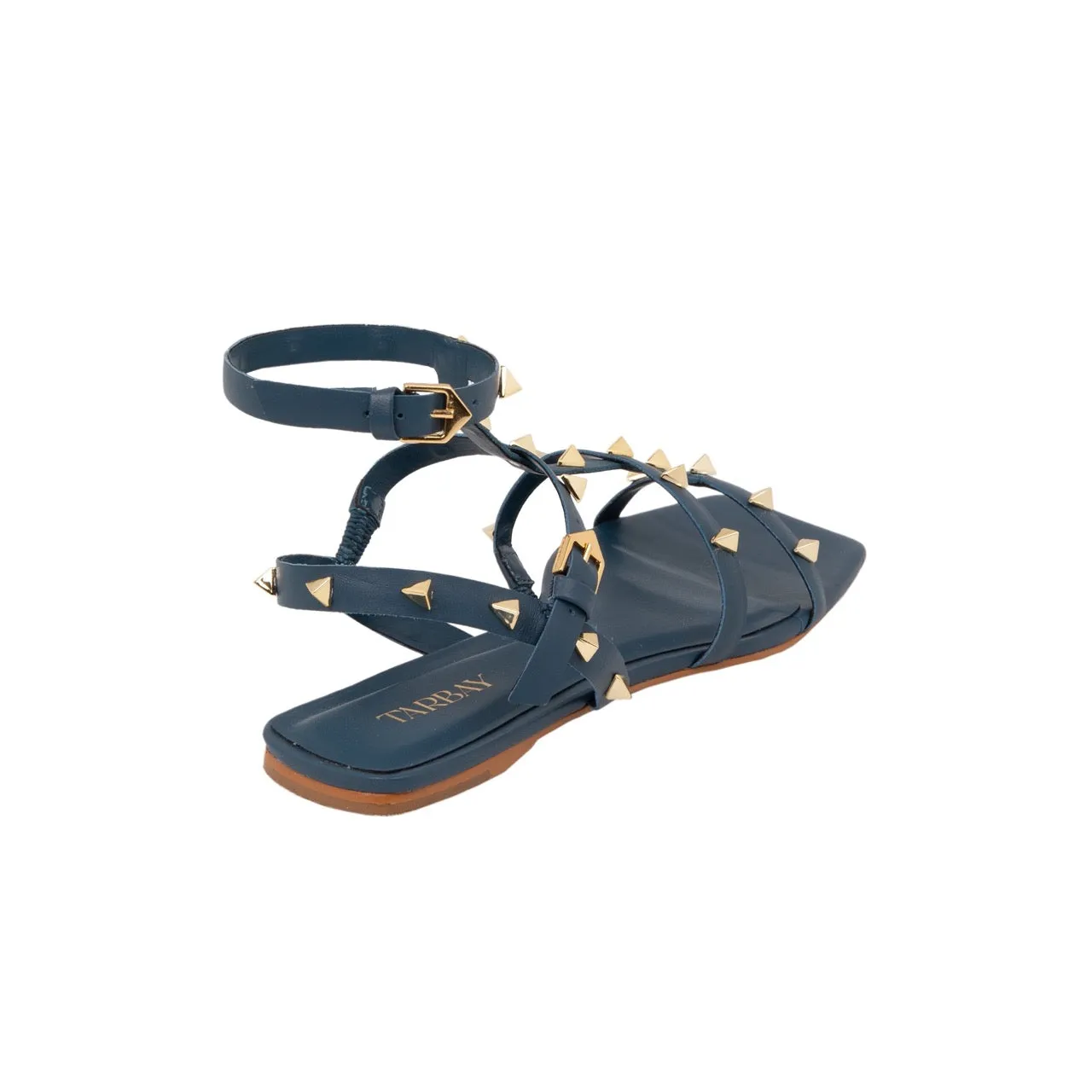 Nerea Flat Sandals - Indigo