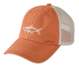 Orvis Saltwater Bum Mesh Cap/Burnt Orange