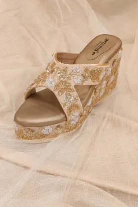 Poly Silk Gold Wedges