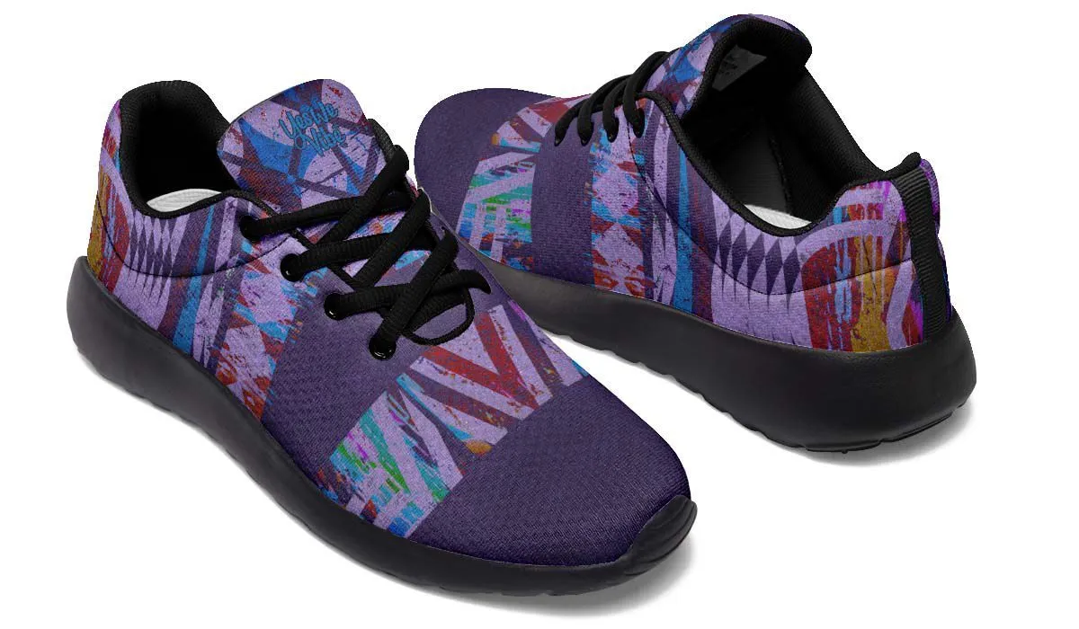 Retro Bohemian Purple Leather