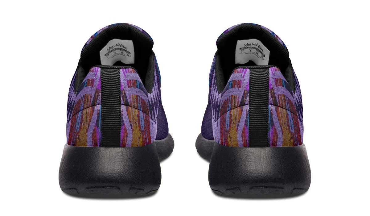 Retro Bohemian Purple Leather