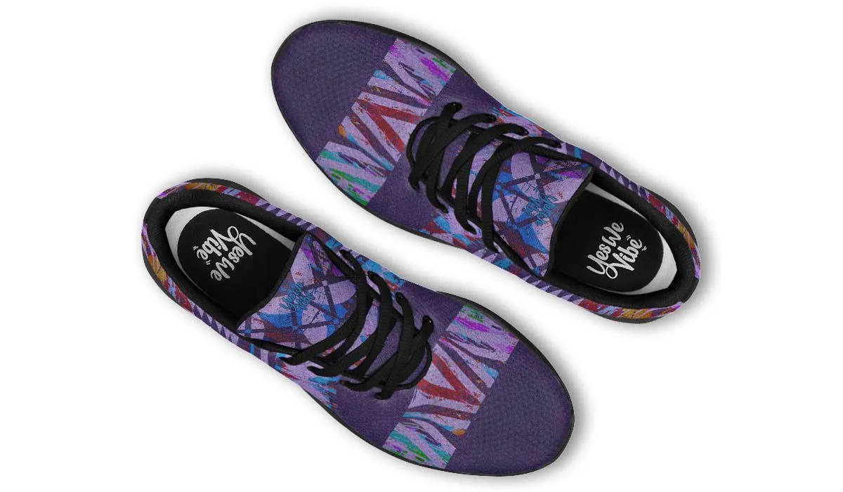 Retro Bohemian Purple Leather