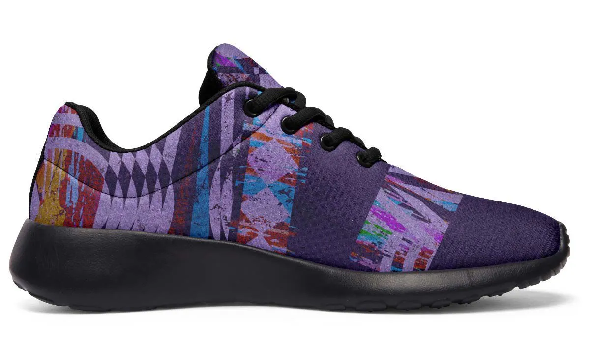 Retro Bohemian Purple Leather