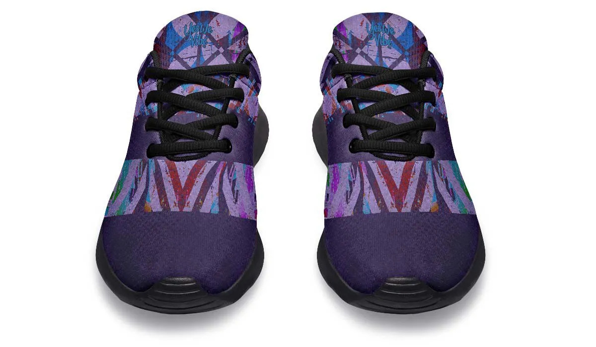 Retro Bohemian Purple Leather
