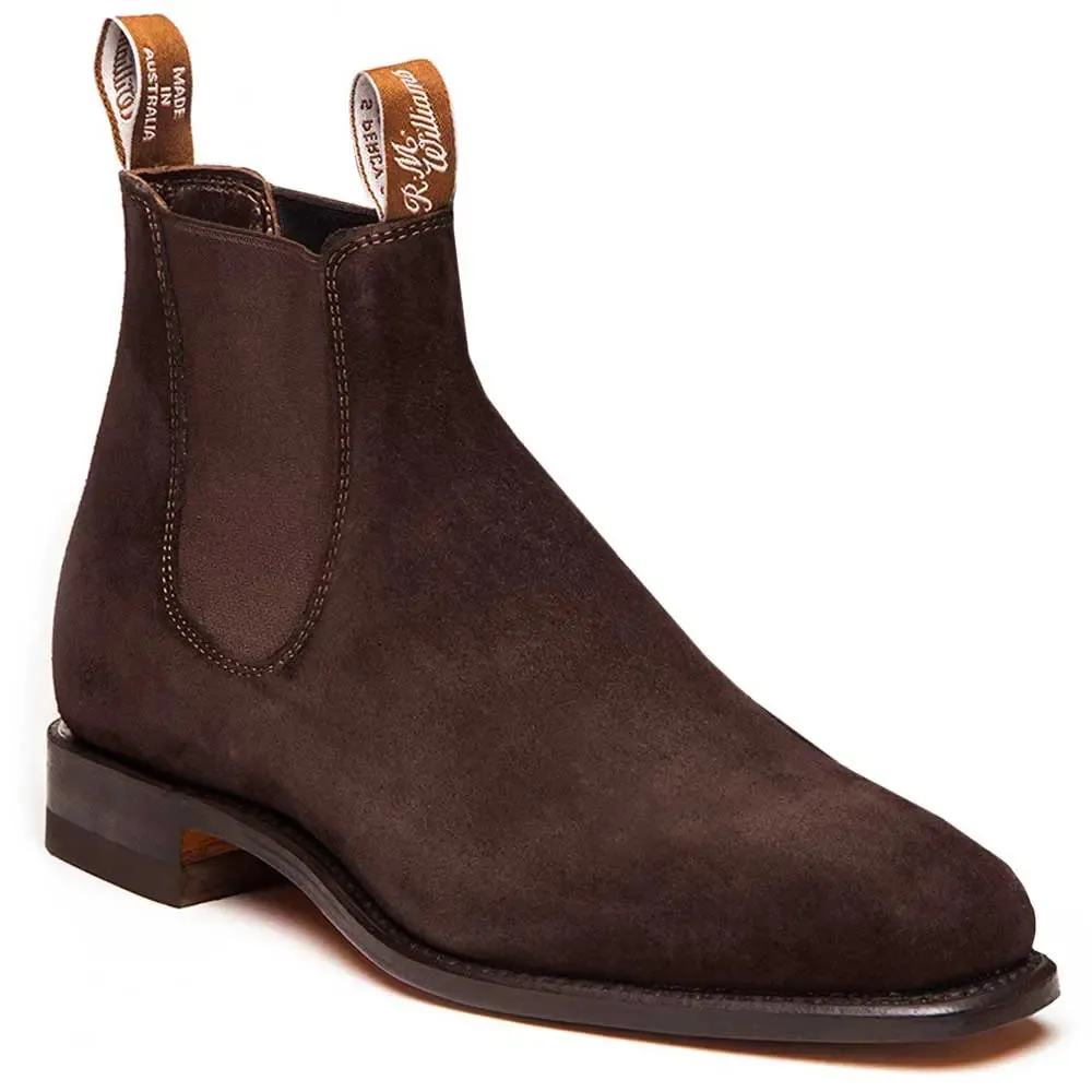 RM WILLIAMS Comfort Craftsman Boots - Men's - Chocolate Suede