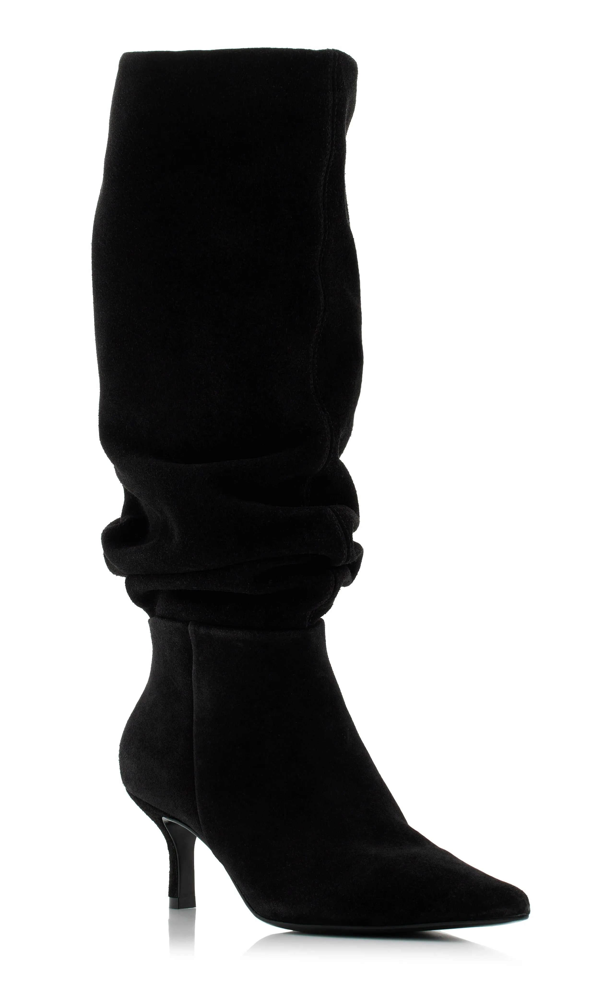 SIMKHAI - Jordi Suede Slouch Boot in Black