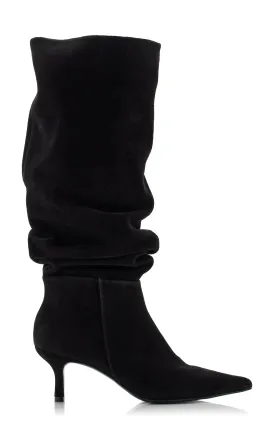 SIMKHAI - Jordi Suede Slouch Boot in Black
