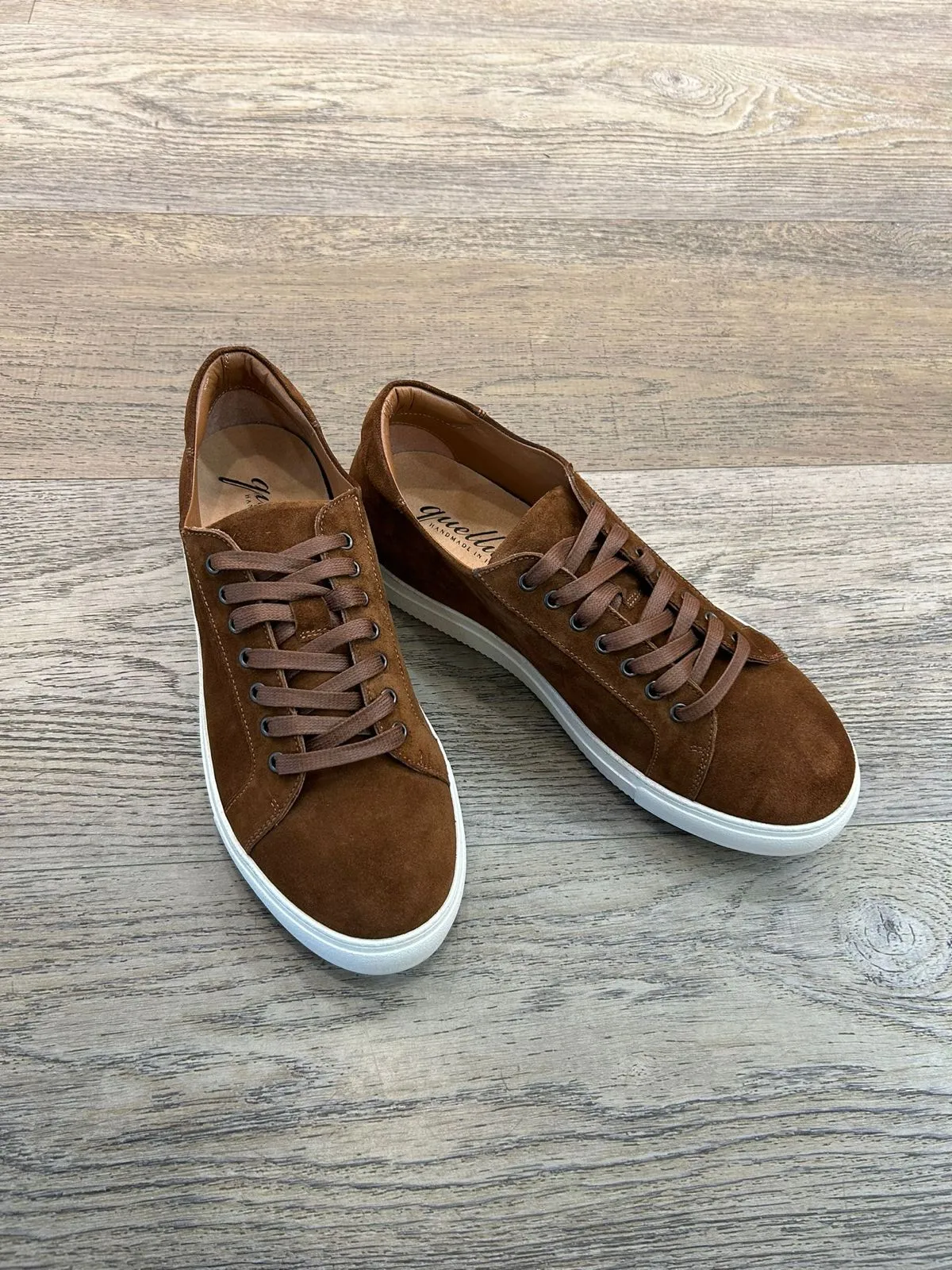 Sneakers Vibram in camoscio cuoio
