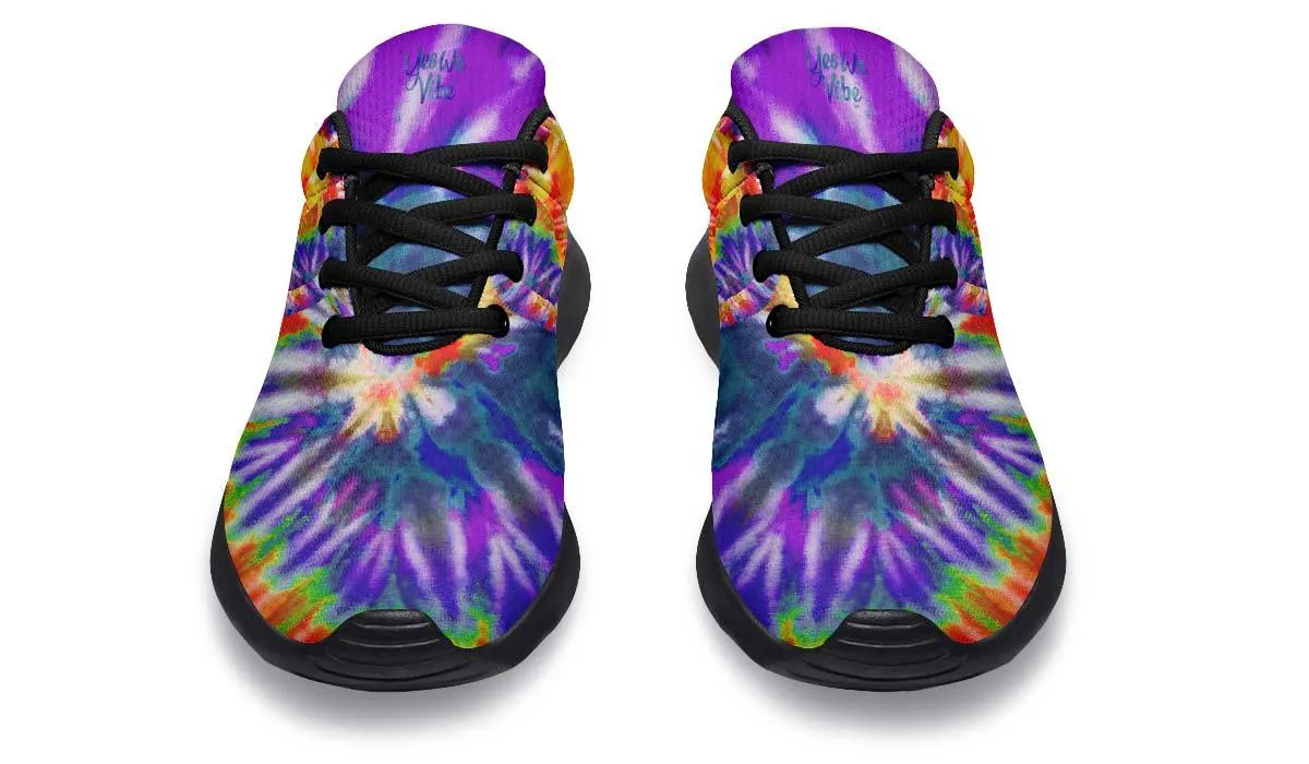 Tie Dye Peace Yellow Purple
