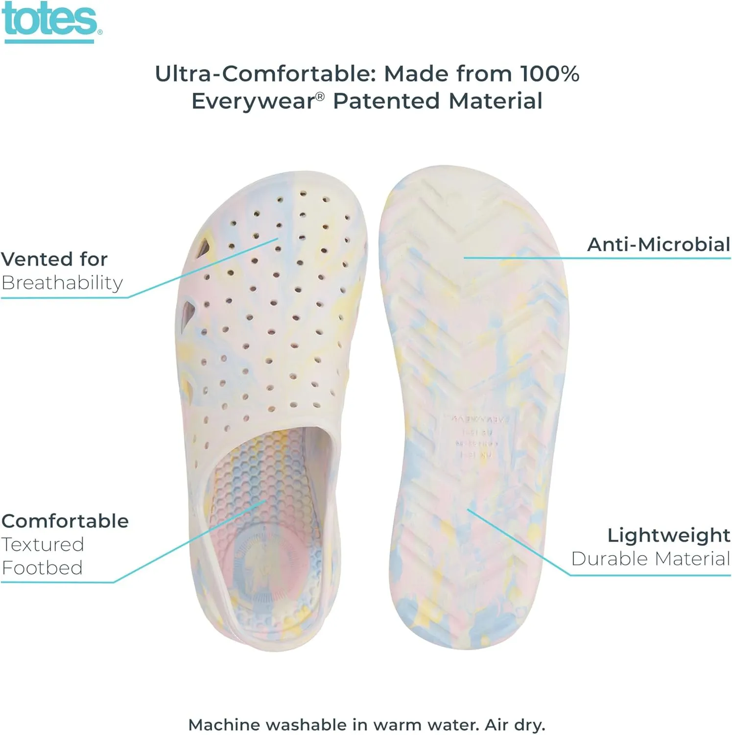 totes Unisex-Child Everywear Splash and Play Clog