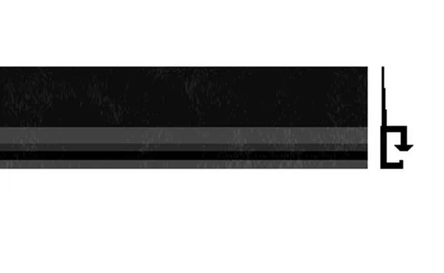 Trimview aluminium windows - Glazing Wedge vinyl
