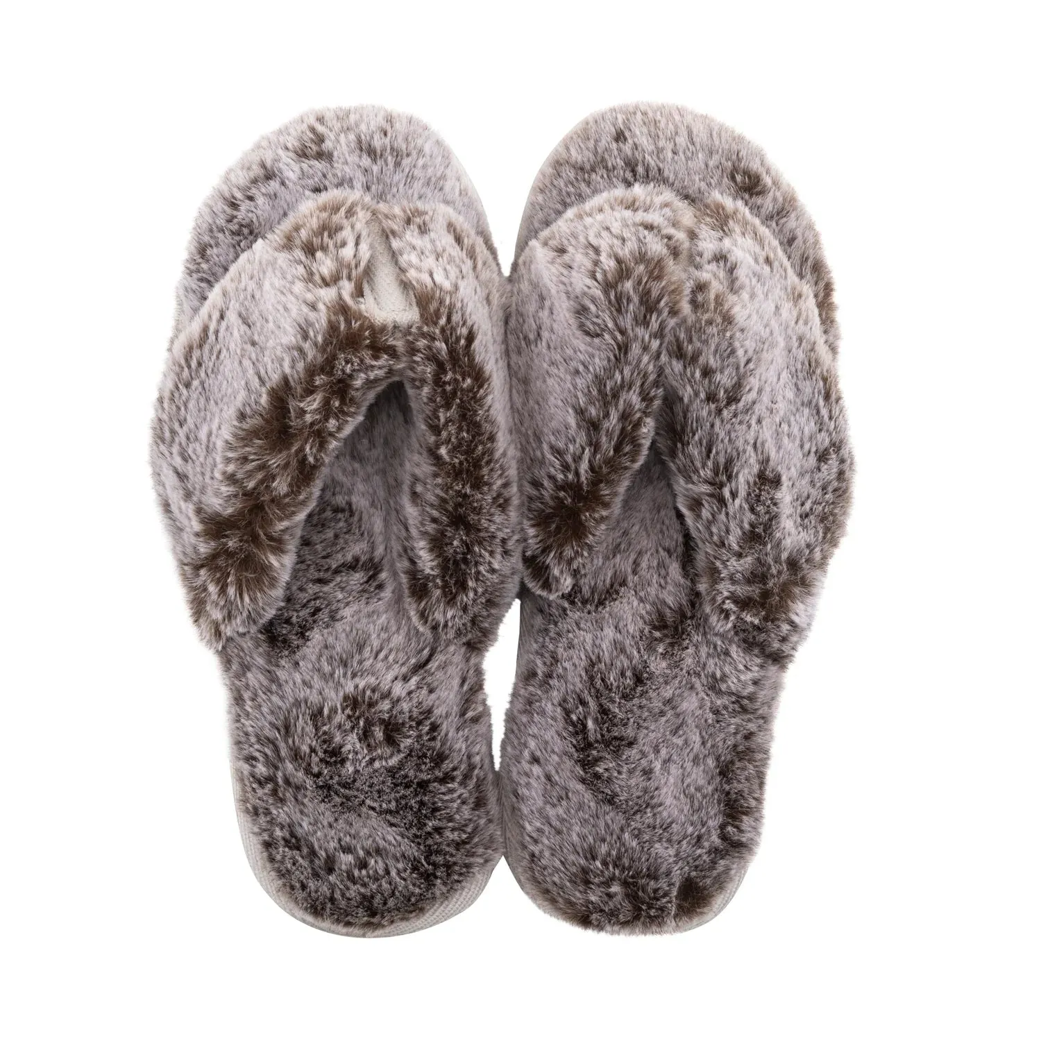 Waterfront Faux Fur Flip-Flop Slipper